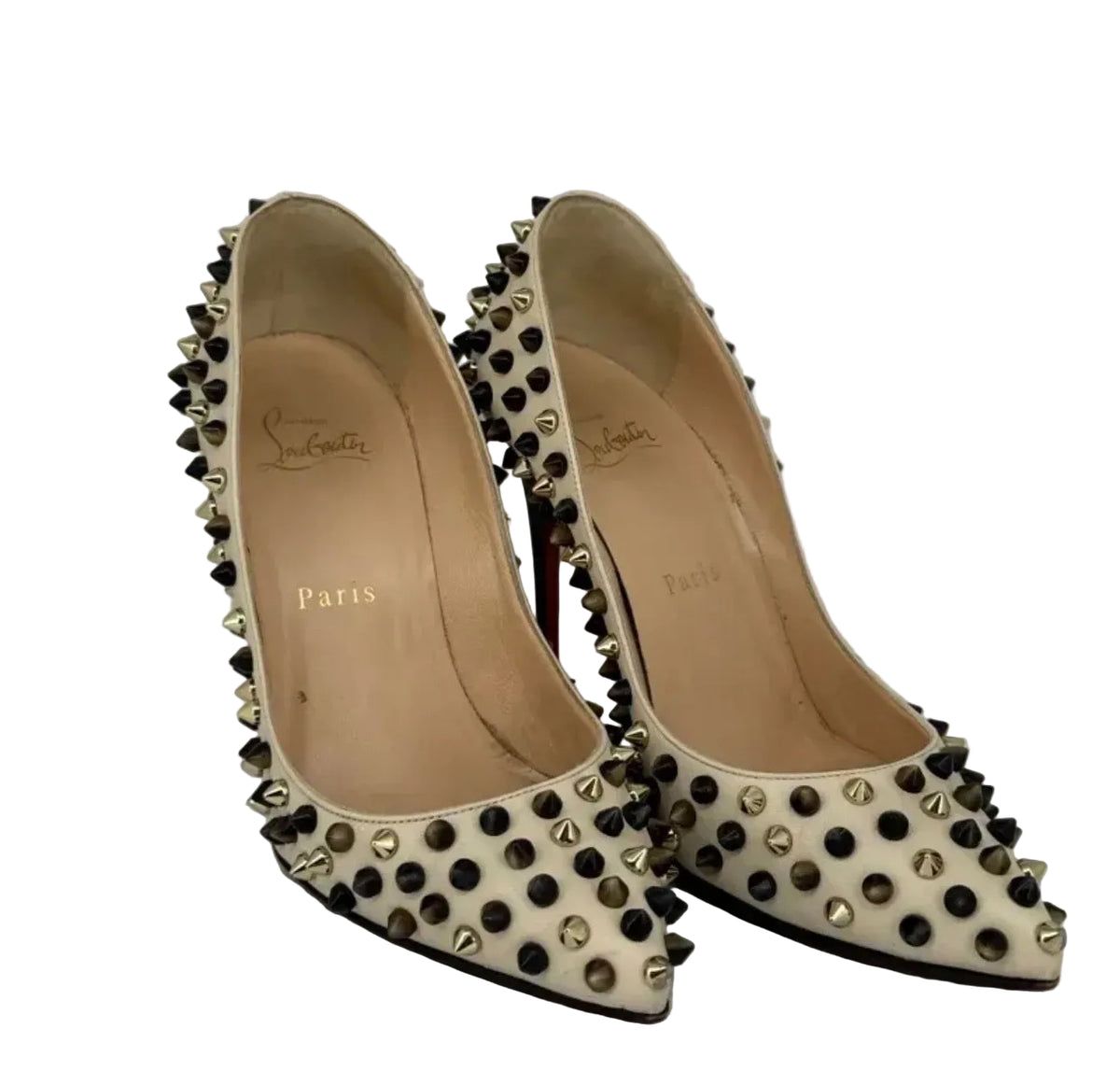 Christian Louboutin Follies Spikes Pumps 36.5EU 6.5W