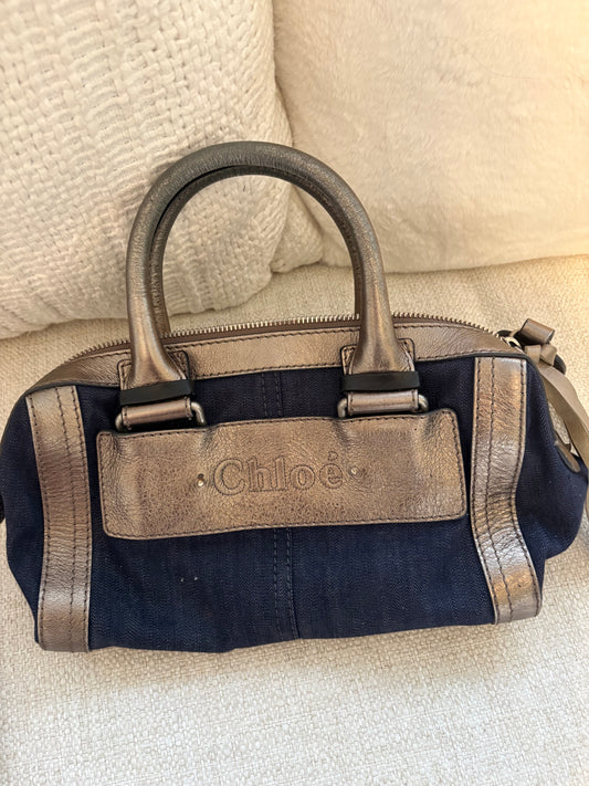 Vintage Early 2000s Chloe Denim Bag
