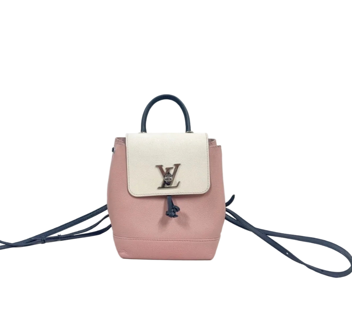 Louis Vuitton Lockme Backpack – Pink, White & Black Leather
