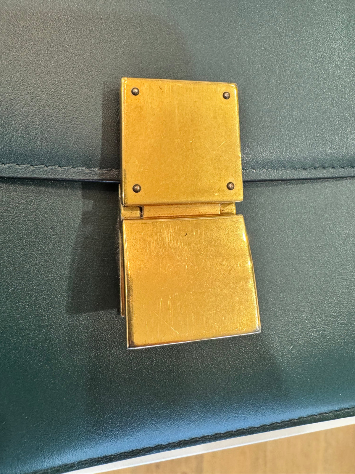 Celine Classic Box Bag - Green