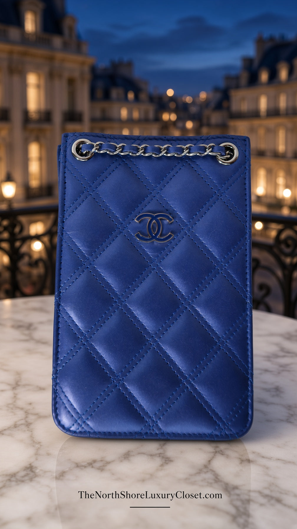 Chanel Quilted Leather Phone Crossbody