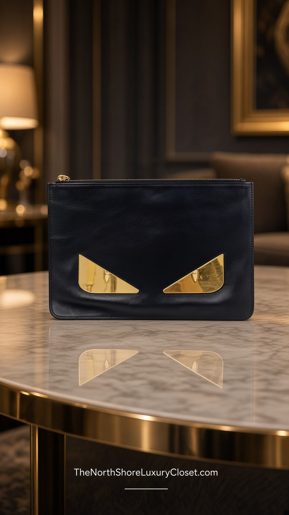 Fendi Monster Clutch