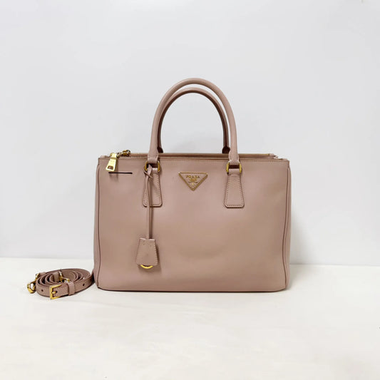 Prada Beige Saffiano Leather Tote