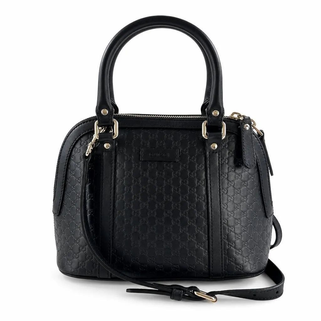 Gucci Microguccissima Mini Dome Bag - Black