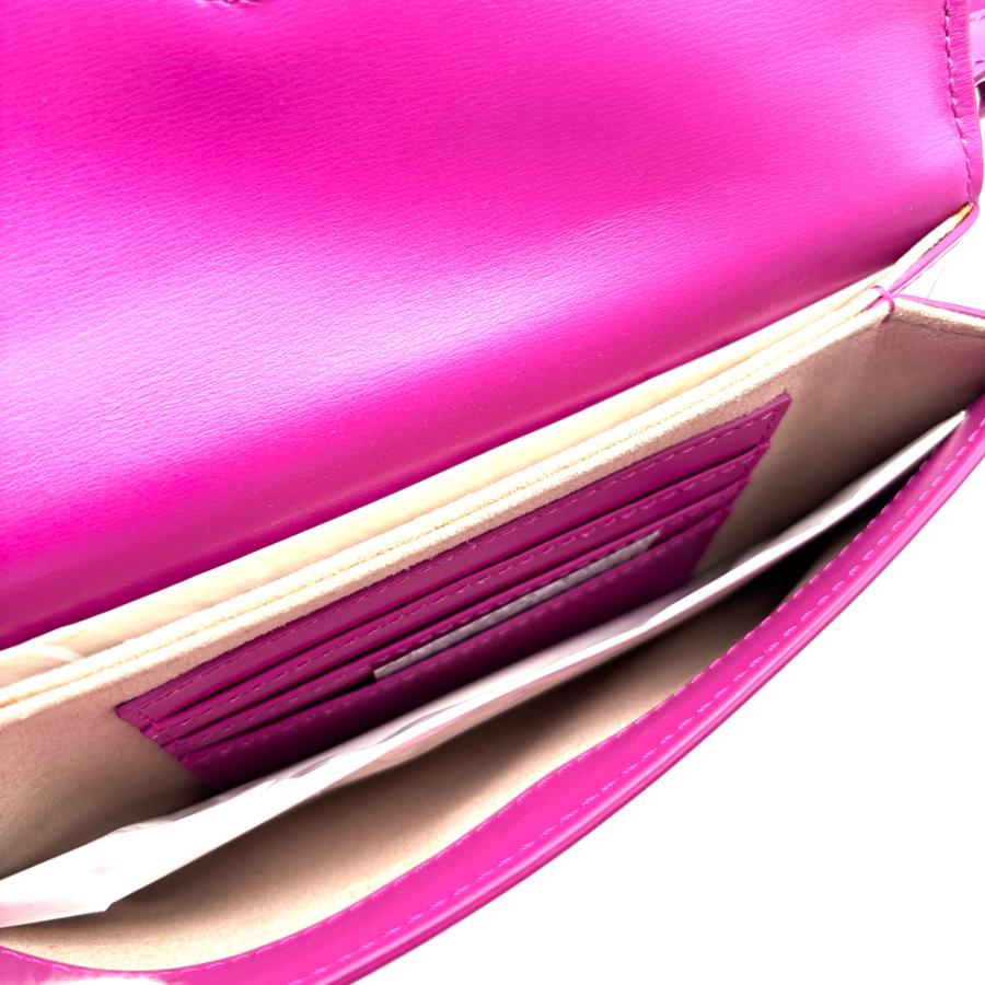 Giorgio Armani Milano Vibrant Fuchsia Leather Crossbody Bag - additional view 7