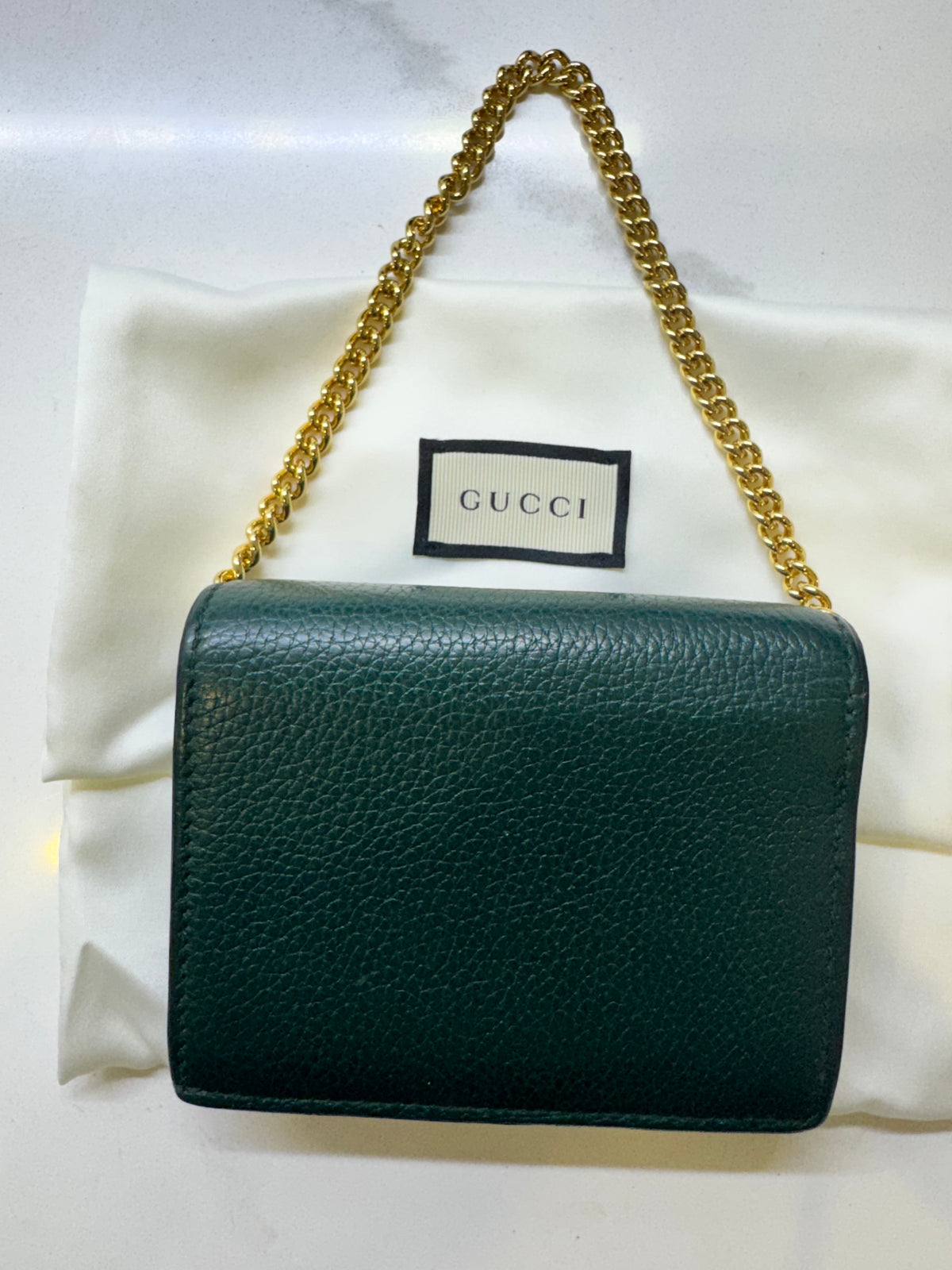 Gucci Zumi Leather Chain Wallet - additional view 3
