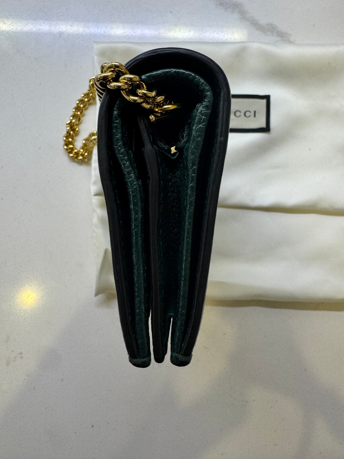 Gucci Zumi Leather Chain Wallet - additional view 6
