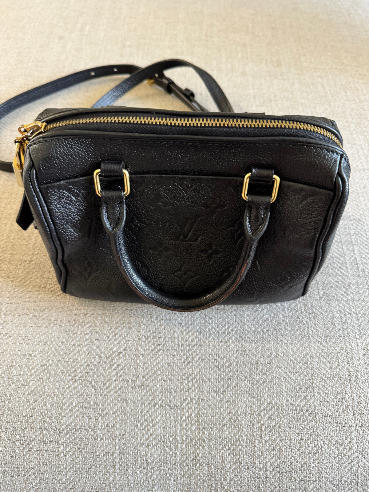 Louis Vuitton Monogram Empreinte Speedy Bandouliere 20