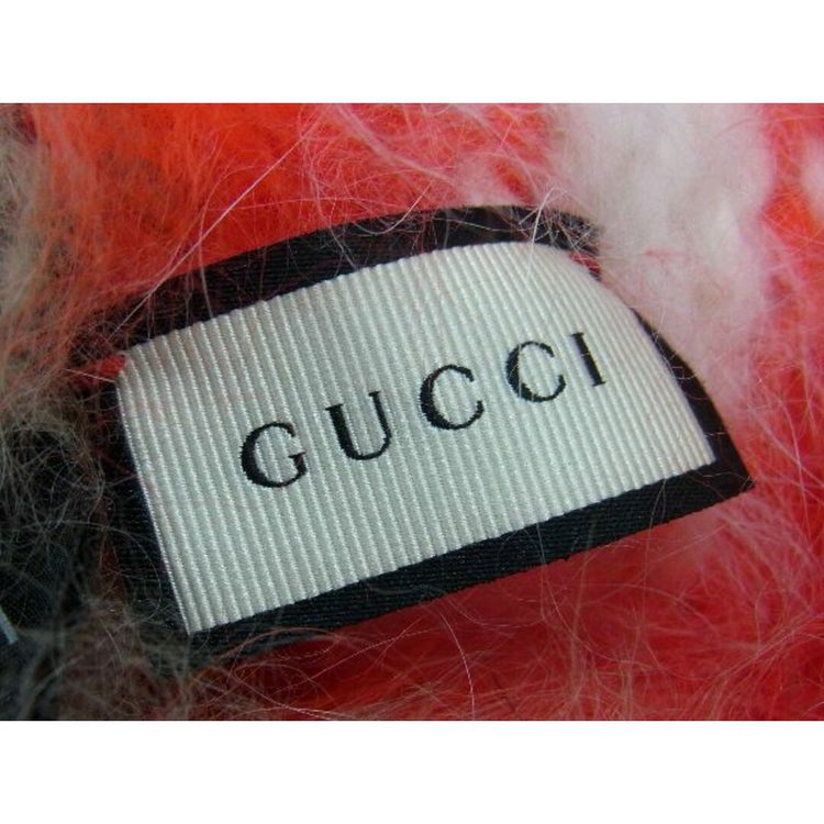 Gucci Striped Angora-Blend Beret Hat Size M - additional view 2