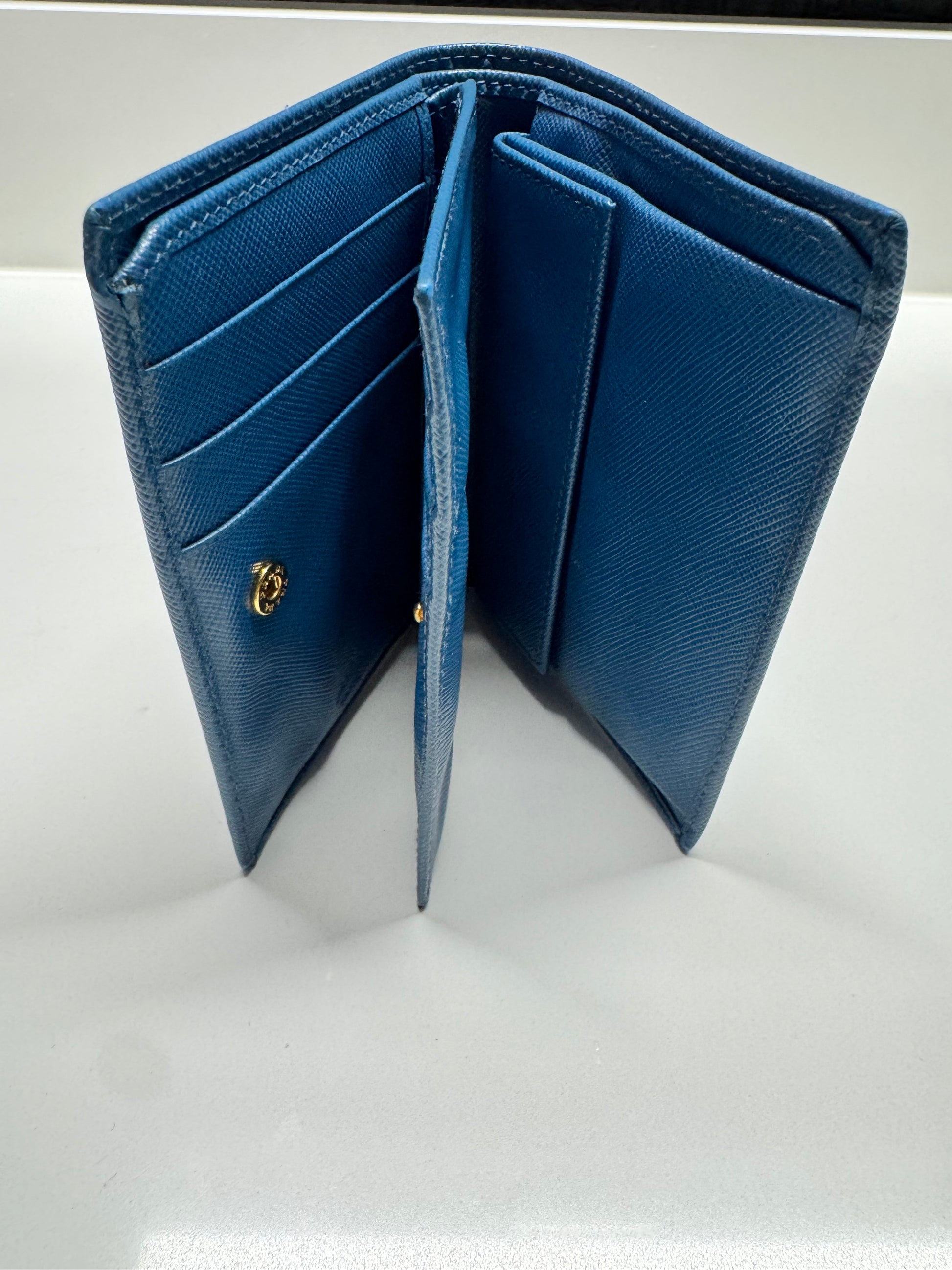 Prada Saffiano Metal Compact Wallet - additional view 3