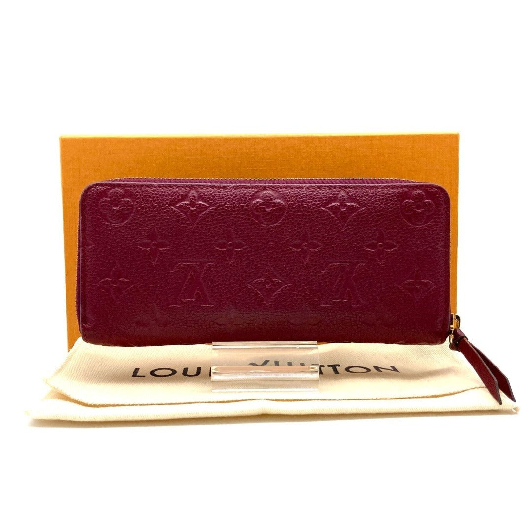 Louis Vuitton Portefeuille Clemence Monogram Empreinte Leather Wallet, Bordeaux - additional view 3