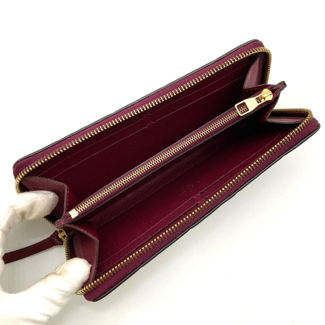 Louis Vuitton Portefeuille Clemence Monogram Empreinte Leather Wallet, Bordeaux - additional view 2