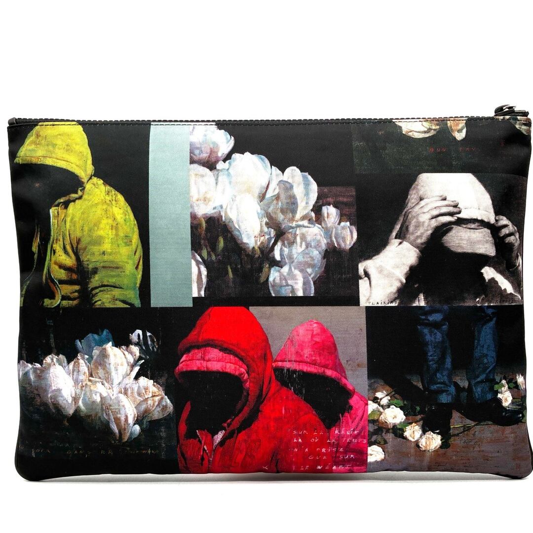 Christian Dior Homme x François Bard 2018 Printed Graphic Art Pouch Clutch