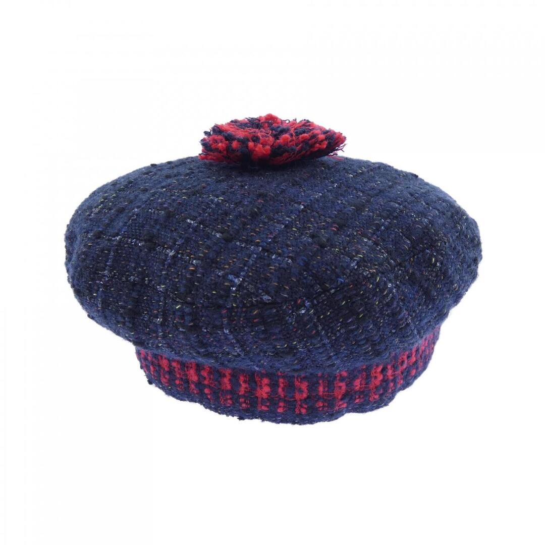 Chanel Tweed Hat with Pom Pom - additional view 4
