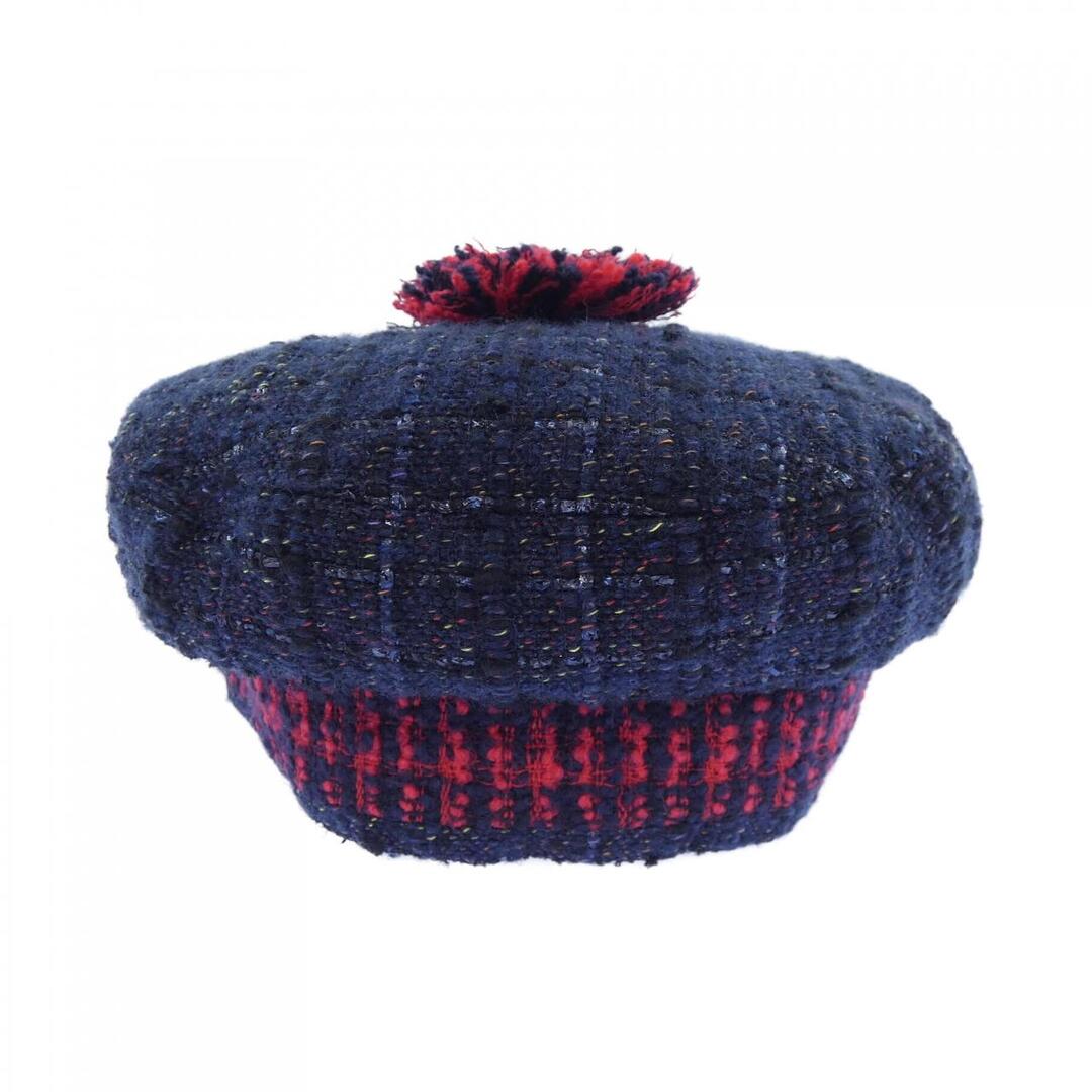 Chanel Tweed Hat with Pom Pom - additional view 3