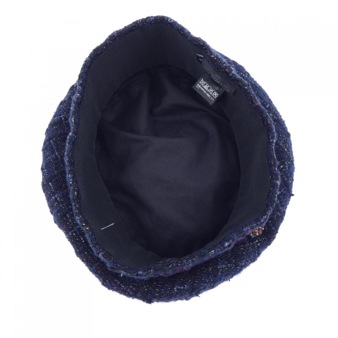 Chanel Tweed Hat with Pom Pom - additional view 2