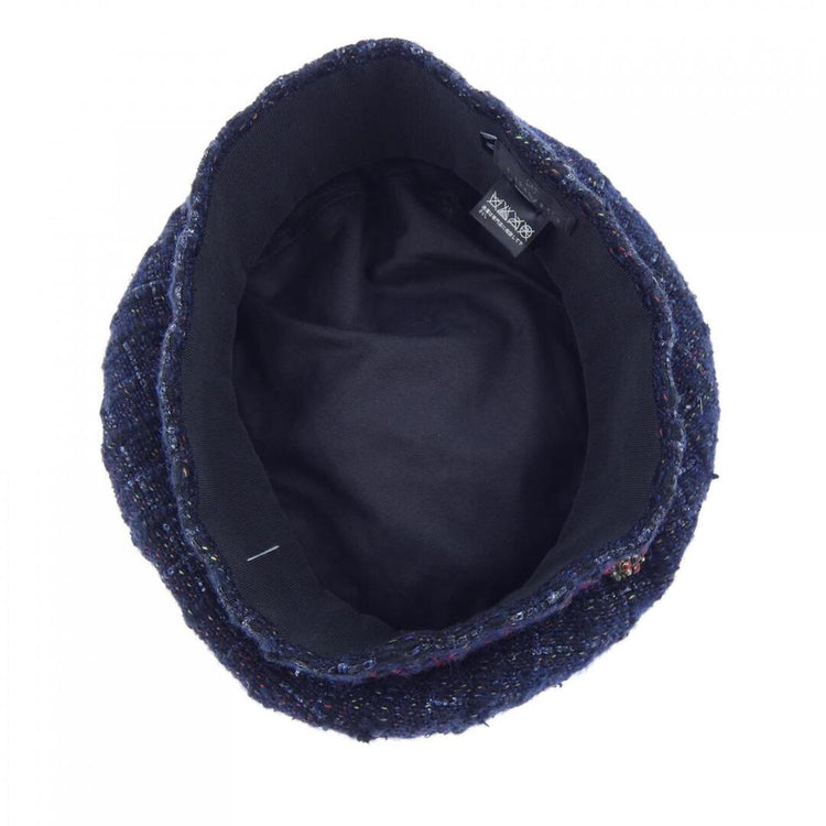 Chanel Tweed Hat with Pom Pom - additional view 2