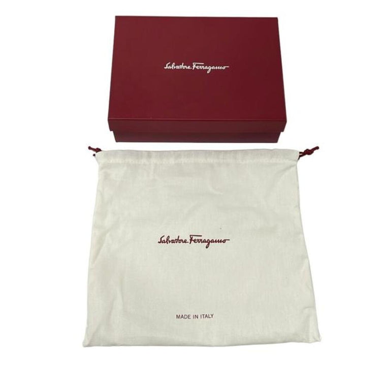Salvatore Ferragamo Wallet on Chain Ganchocity Teal Light Green Calfskin Leather - additional view 2