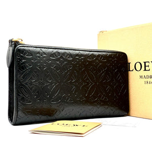 Loewe Repeat Anagram Zip-around Long Wallet