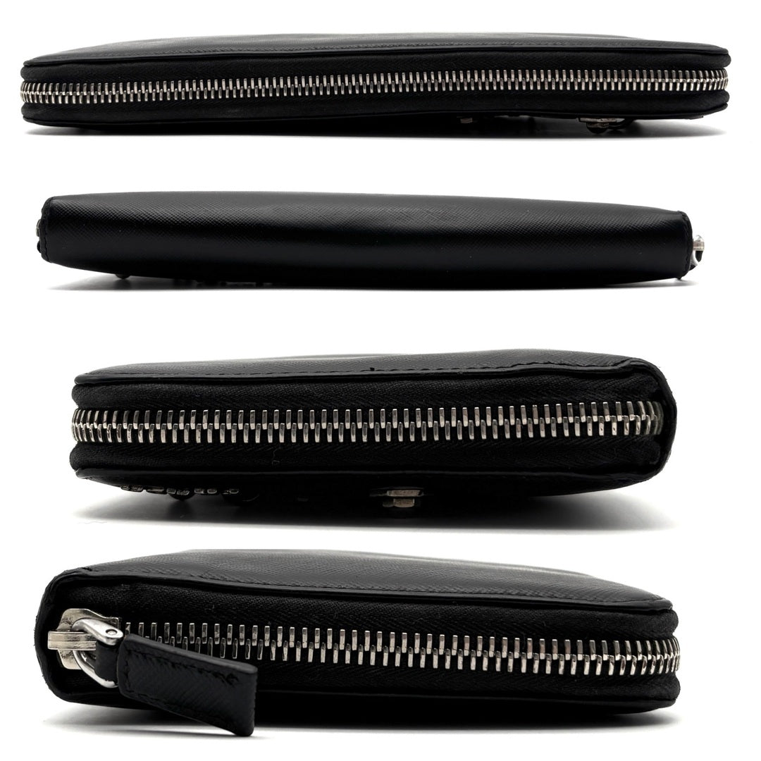 Prada Saffiano Skull Organizer Travel Wallet - additional view 7