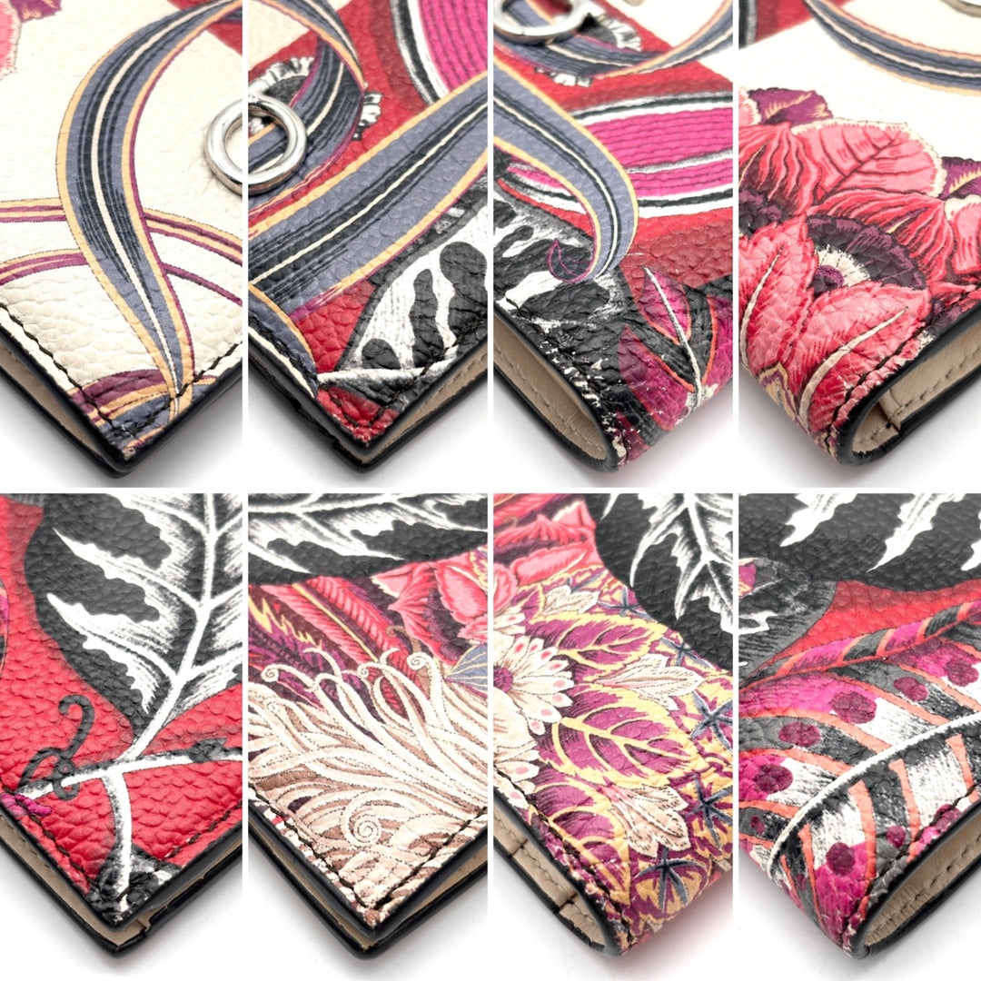 Salvatore Ferragamo Multicolor Printed Gancini Compact Wallet