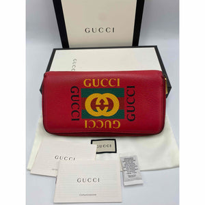 Gucci Vintage Logo Zip Around Wallet