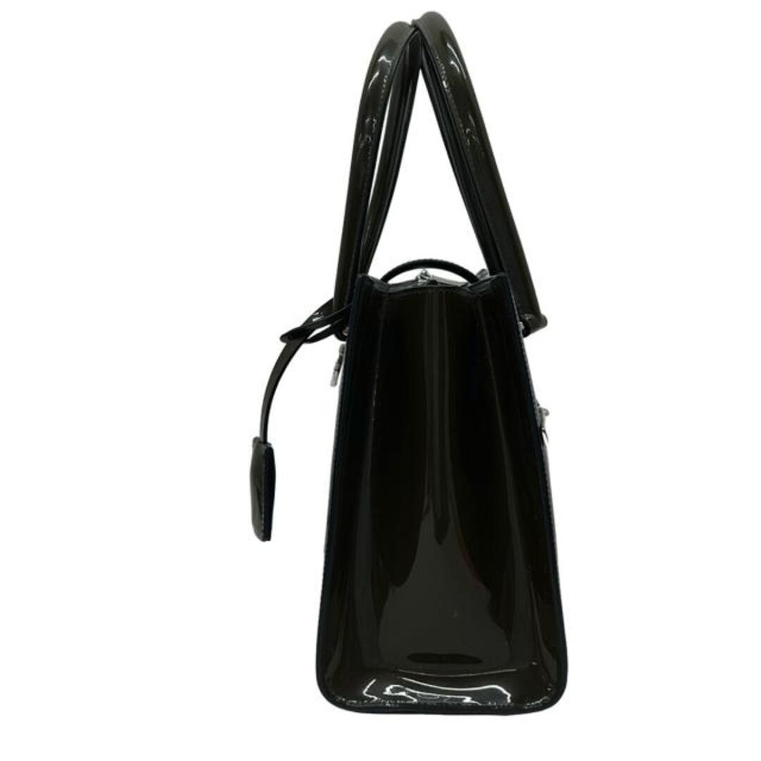 Salvatore Ferragamo Juliette Patent Leather Dark Olive Green Tote Bag - additional view 6