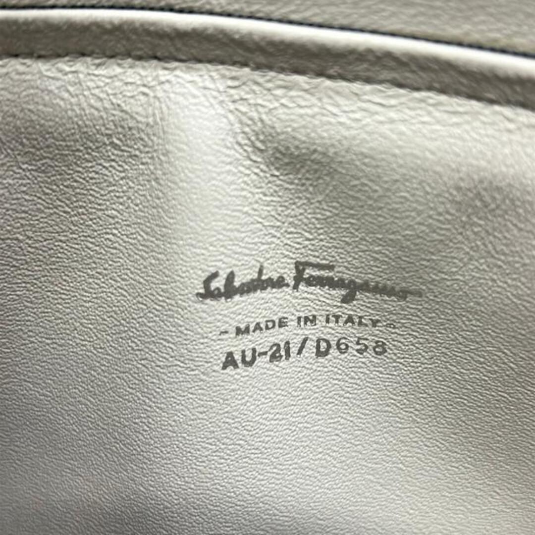Salvatore Ferragamo Juliette Patent Leather Dark Olive Green Tote Bag - additional view 7