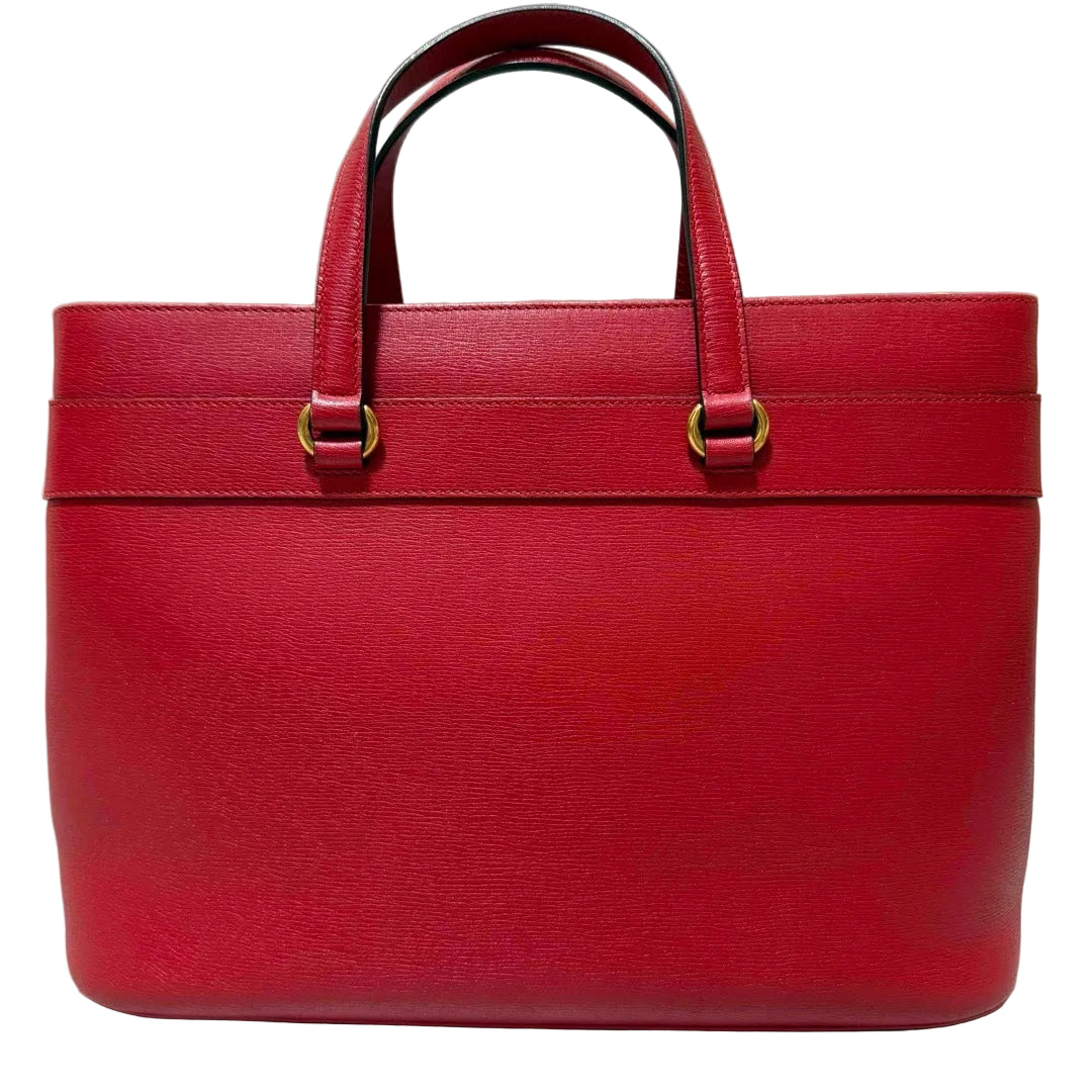 Gucci Bright Bit Red Horsebit 2-way Handbag with Strap - additional view 4