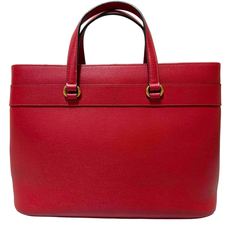 Gucci Bright Bit Red Horsebit 2-way Handbag with Strap - additional view 4
