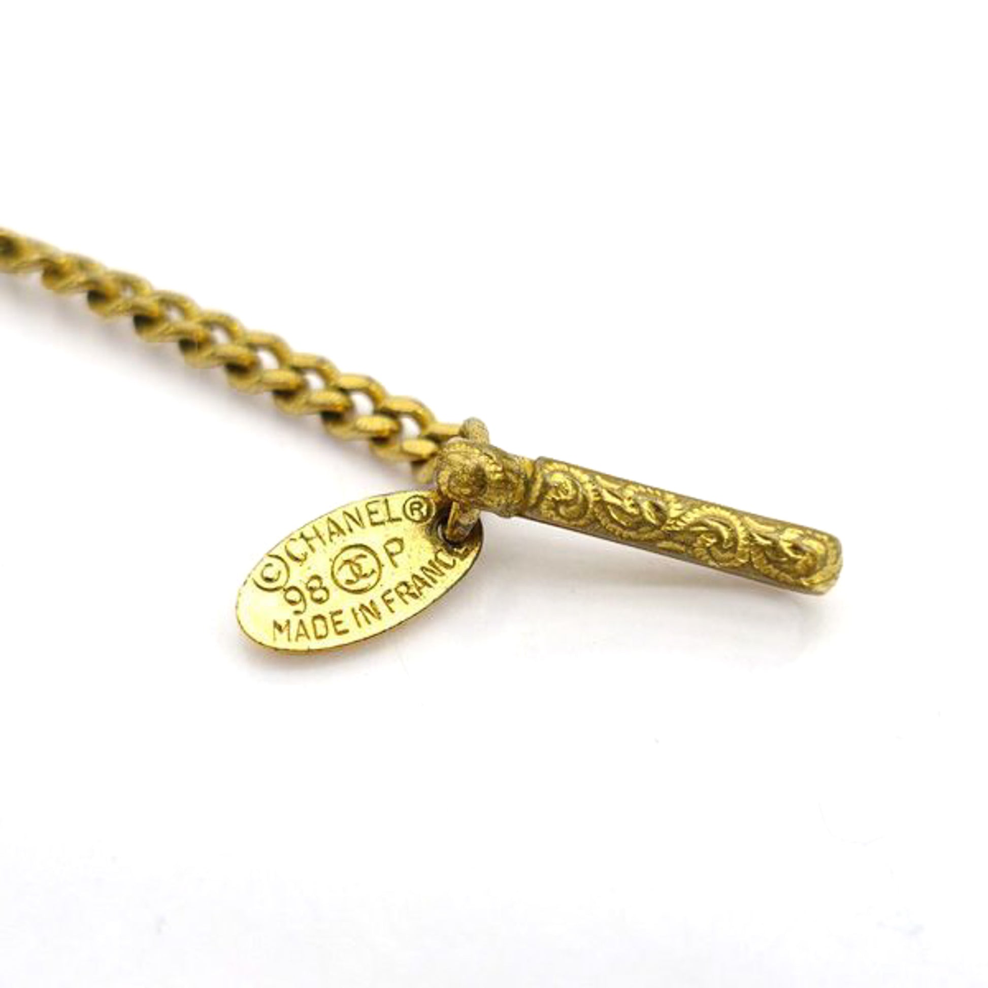 Vintage CHANEL by KARL LAGERFELD Soccer Ball Necklace, Spring 1998 - additional view 6