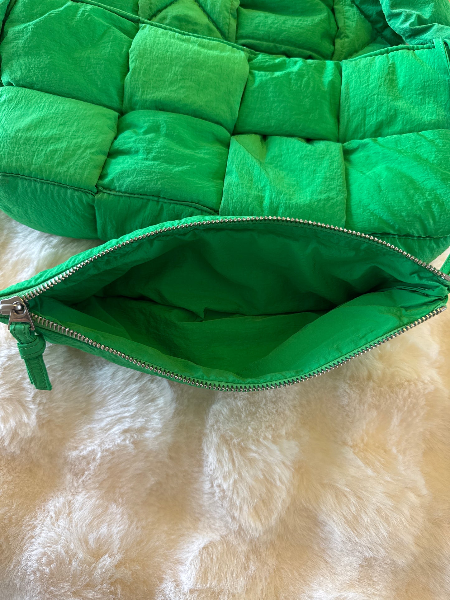 Bottega Veneta Nylon Green Bag - additional view 6