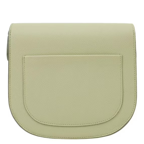 Céline Trotteur Shoulder Bag – Sage Green Leather With Crossbody Strap