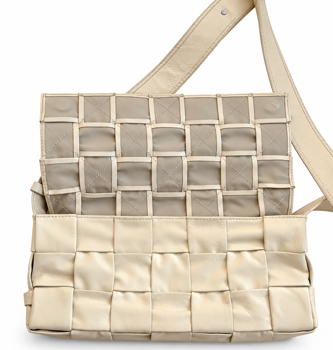Bottega Veneta Padded Cassette Shoulder Bag – Ivory Leather
