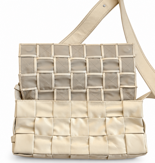 Bottega Veneta Padded Cassette Shoulder Bag – Ivory Leather