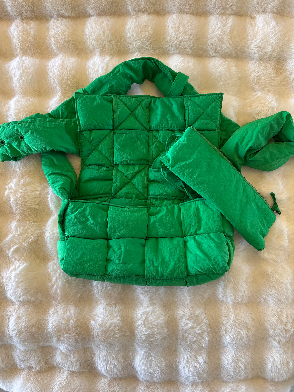 Bottega Veneta Nylon Green Bag - additional view 2