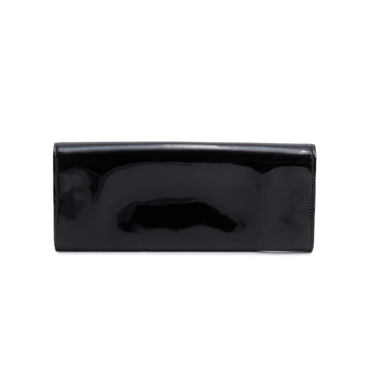 Gucci Black Patent Leather Romy Clutch - additional view 4