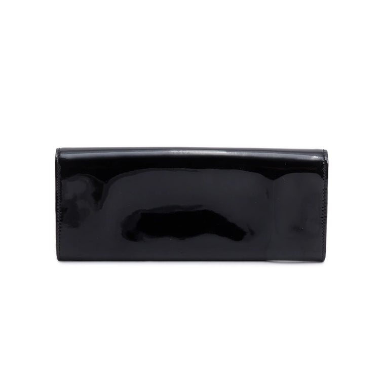 Gucci Black Patent Leather Romy Clutch - additional view 4