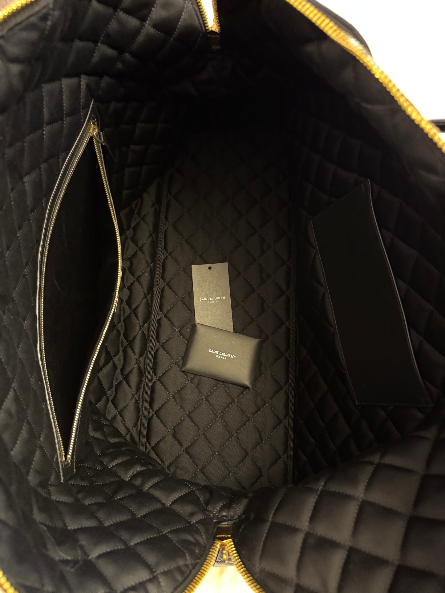 NWT Saint Laurent quilted calfskin leather ES Giant travel bag - additional view 5