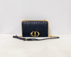 Christian Dior Wavy-Effect 30 Montaigne Flap Bag
