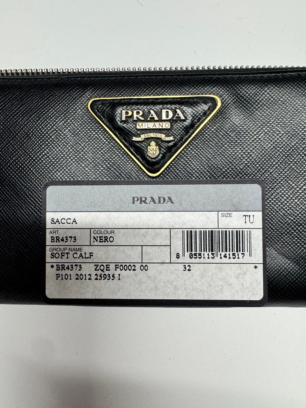 Prada Large Saffiano Leather L-Zip Wallet - additional view 5