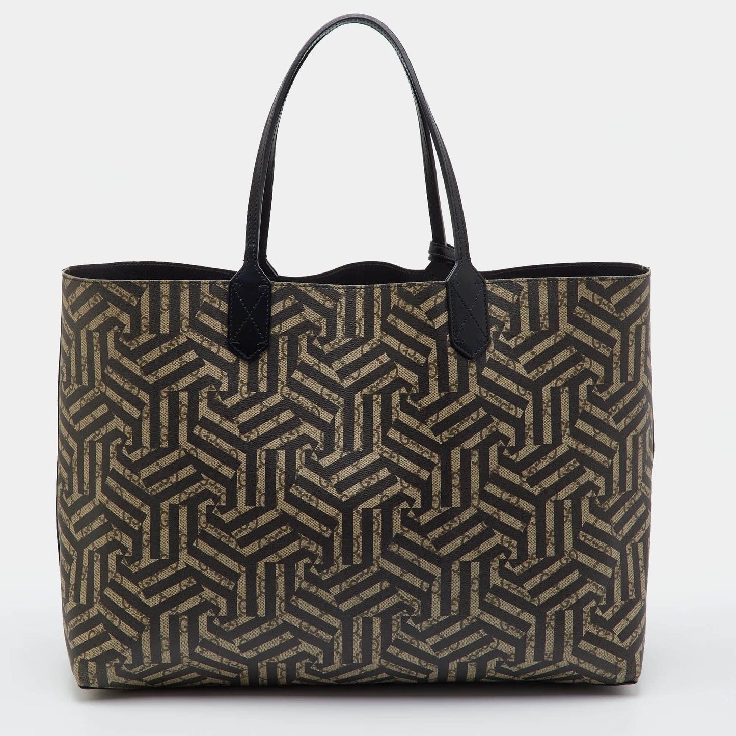Gucci GG Caleido Reversible Medium Tote – Beige & Black