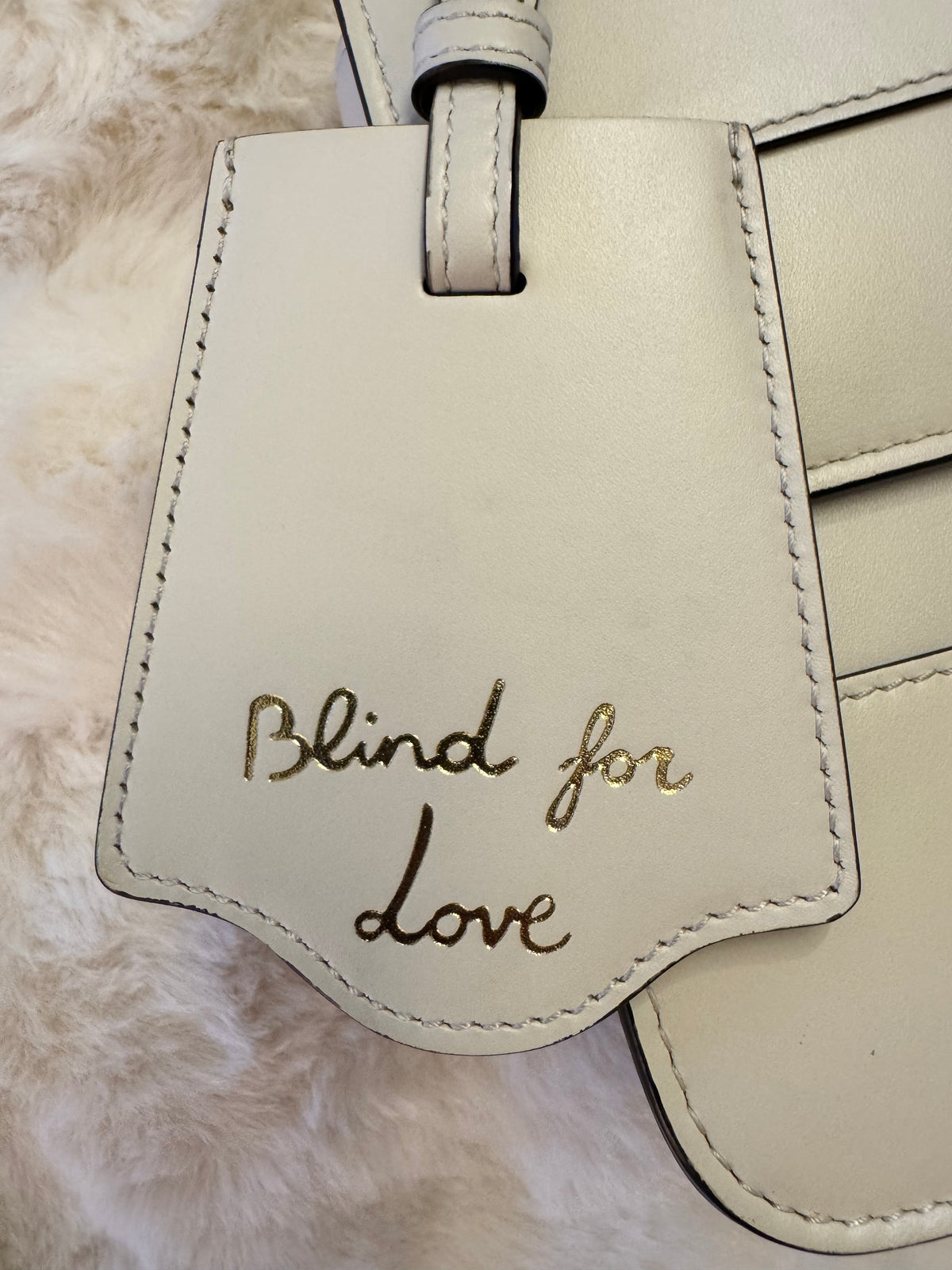 Gucci Calfskin Sylvie Web Small Queen Margaret Top Handle Bag White - additional view 3