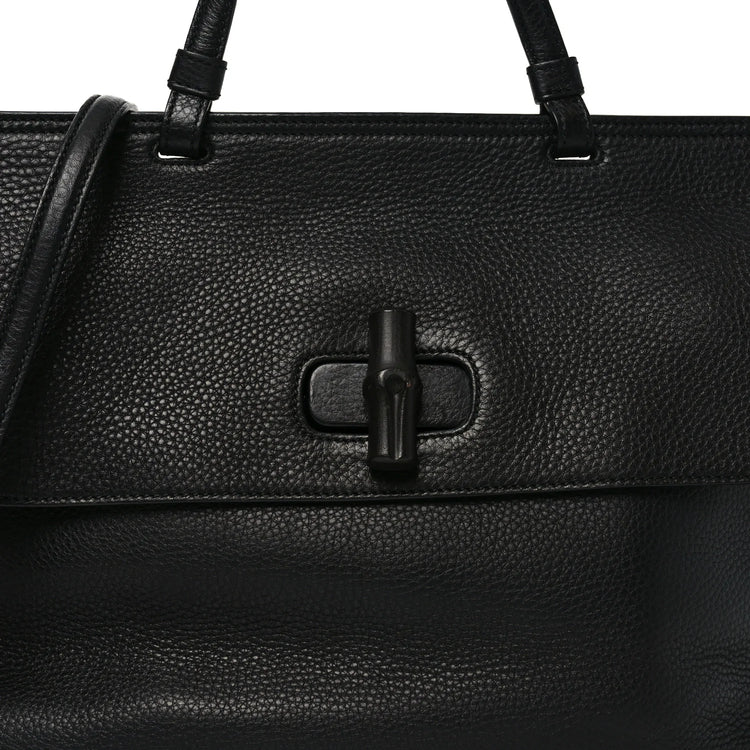 Gucci Cellarius Calfskin Large Bamboo Top Handle Bag - additional view 4