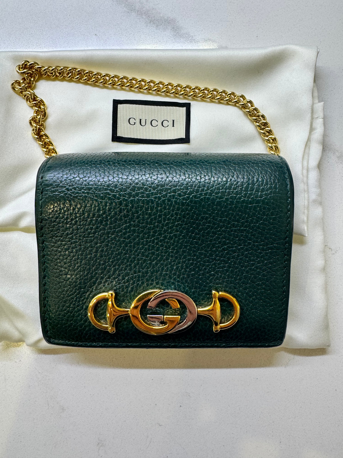 Gucci Zumi Leather Chain Wallet - additional view 2