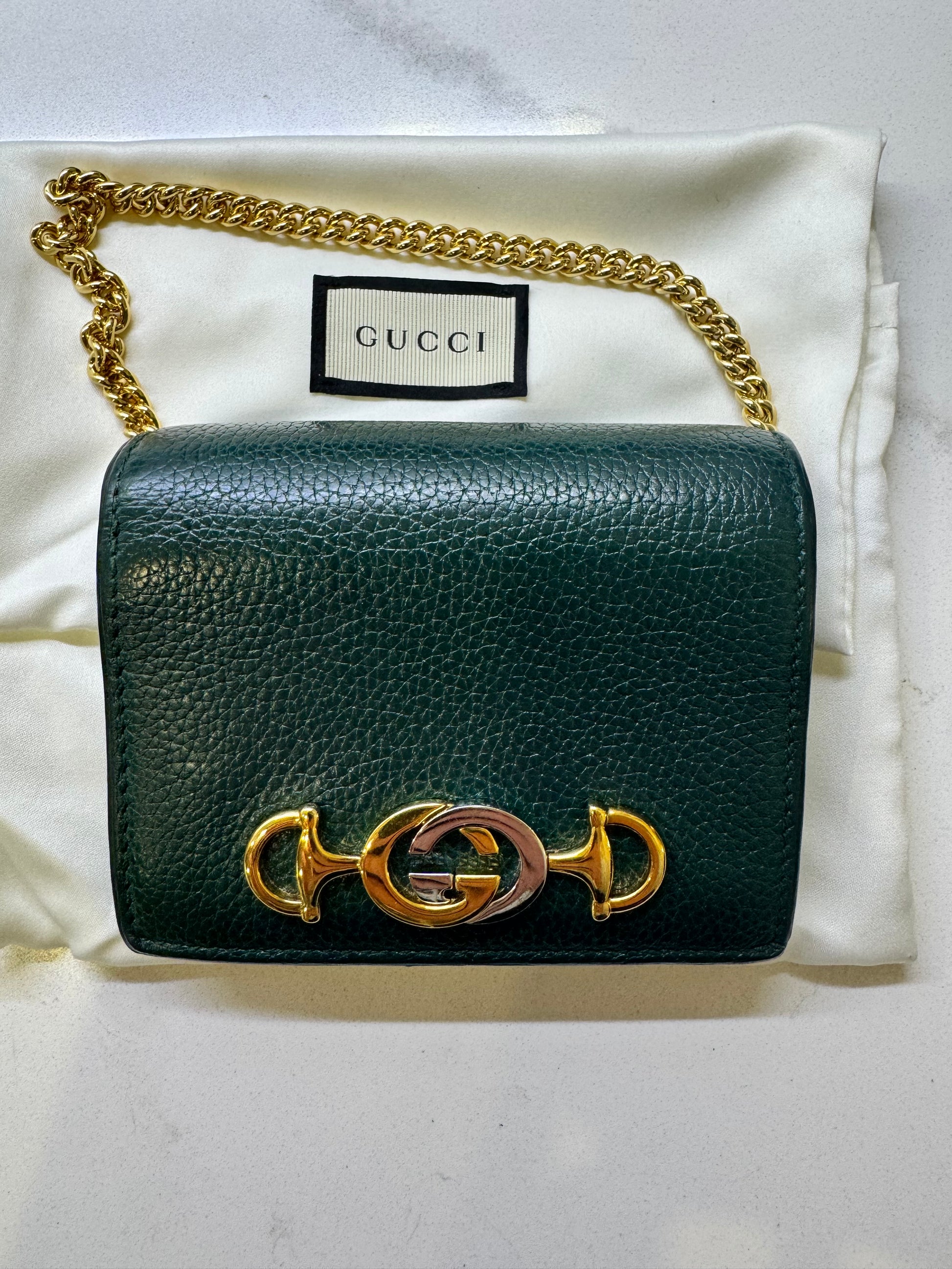 Gucci Zumi Leather Chain Wallet - additional view 2