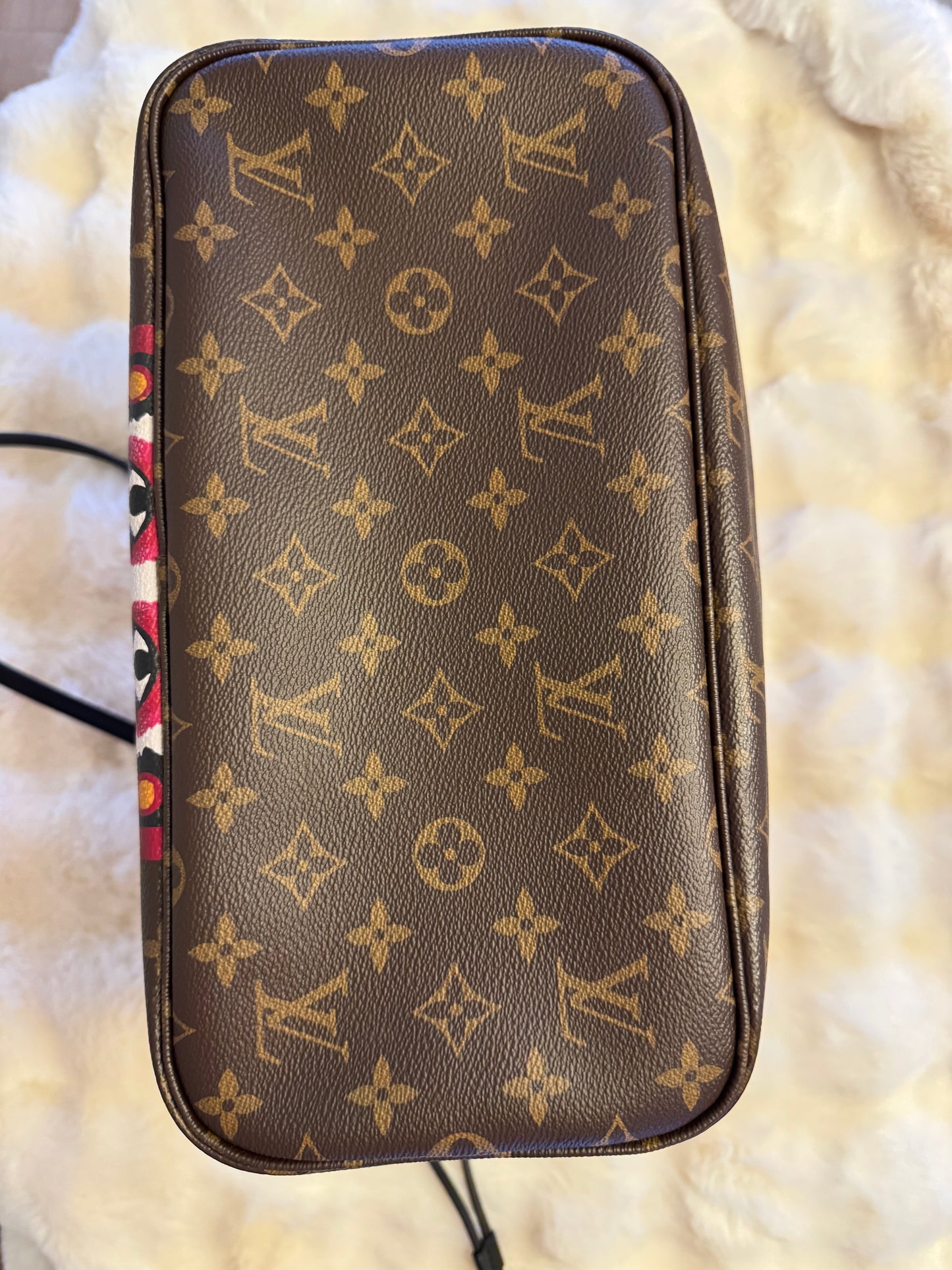 Louis Vuitton Kabuki Neverfull MM tote w/ matching Pochette - additional view 9