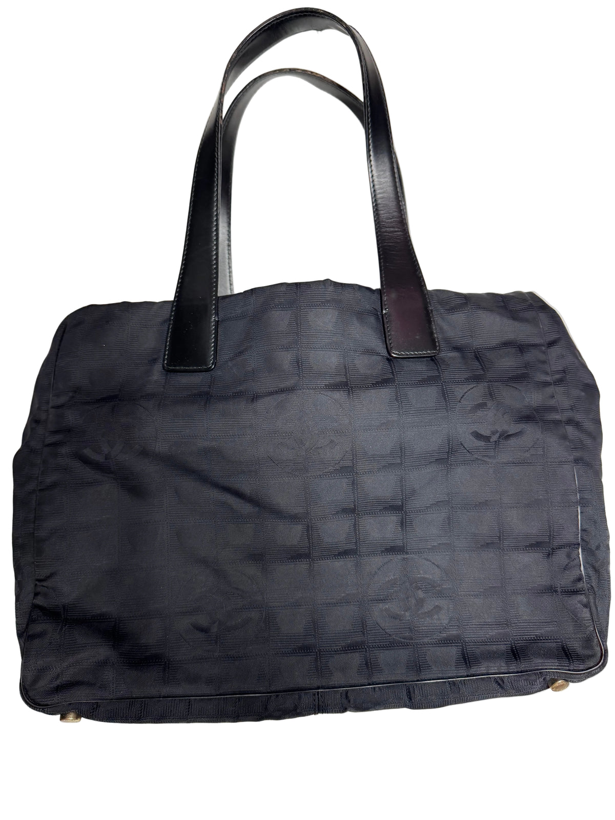 Chanel New Travel Line MM Nylon Tote Bag