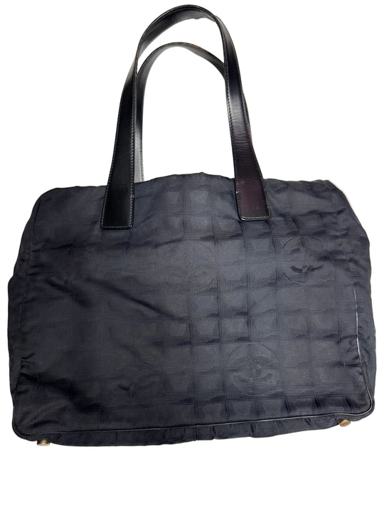 Chanel New Travel Line MM Nylon Tote Bag