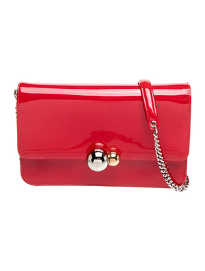 Christian Dior Patent Leather Tribale Wallet On Chain